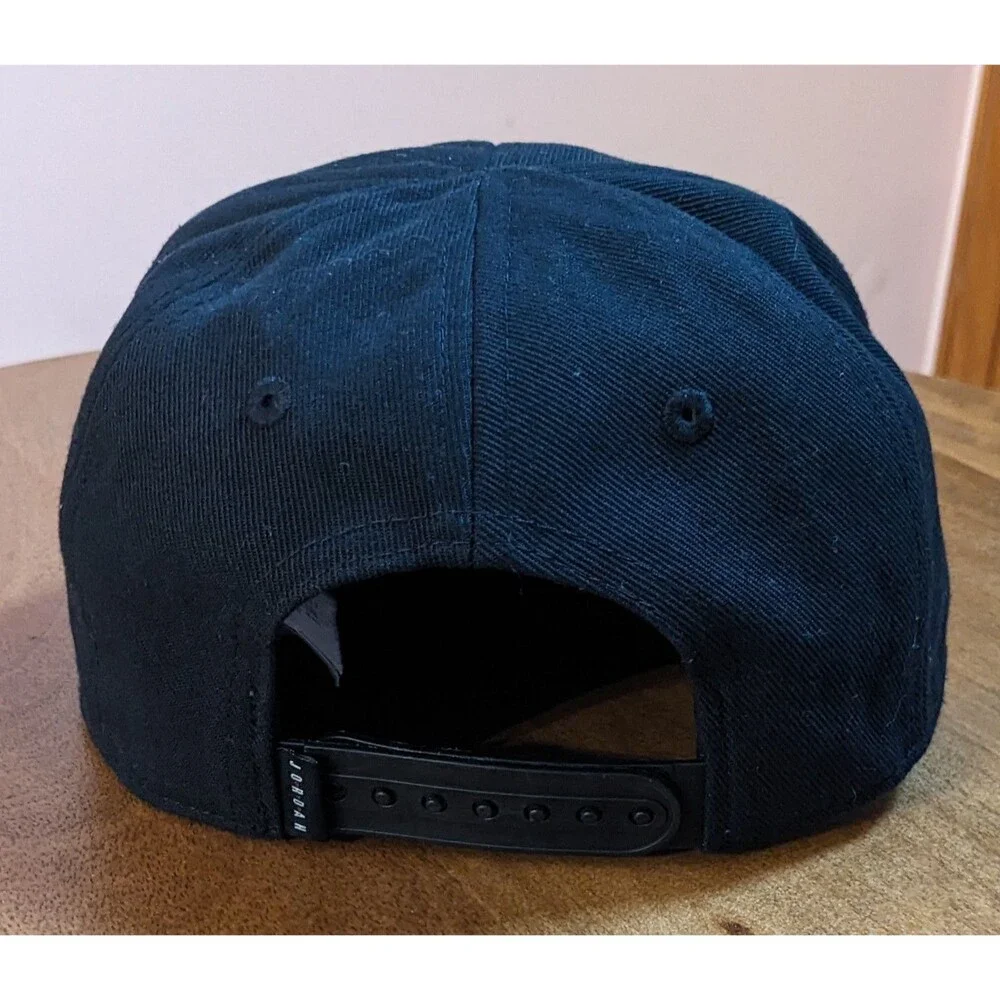 Air Jordan Jumpman Toddler Cap Black 100% Cotton Flat Brim Snapback